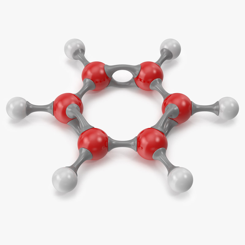 3D model benzene molecular - TurboSquid 1282326