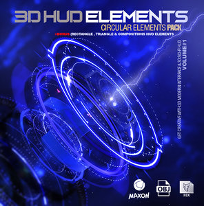 sci-fi hud elements bonus model