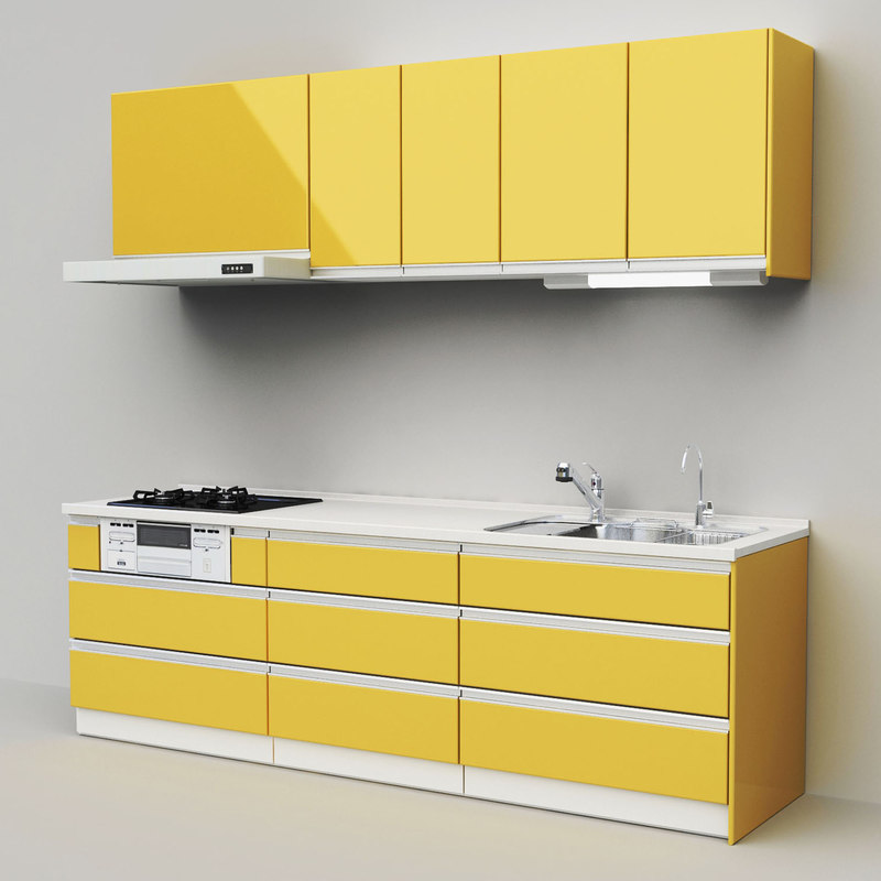 3d Japan Modular Kitchen Model Turbosquid 1282479