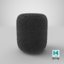 apple homepod black - 3D model