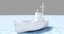 3D old fishing boat model