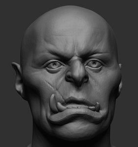 creature head reference 3D model