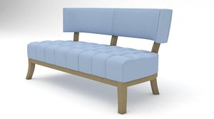 couch sofas settee 3D model