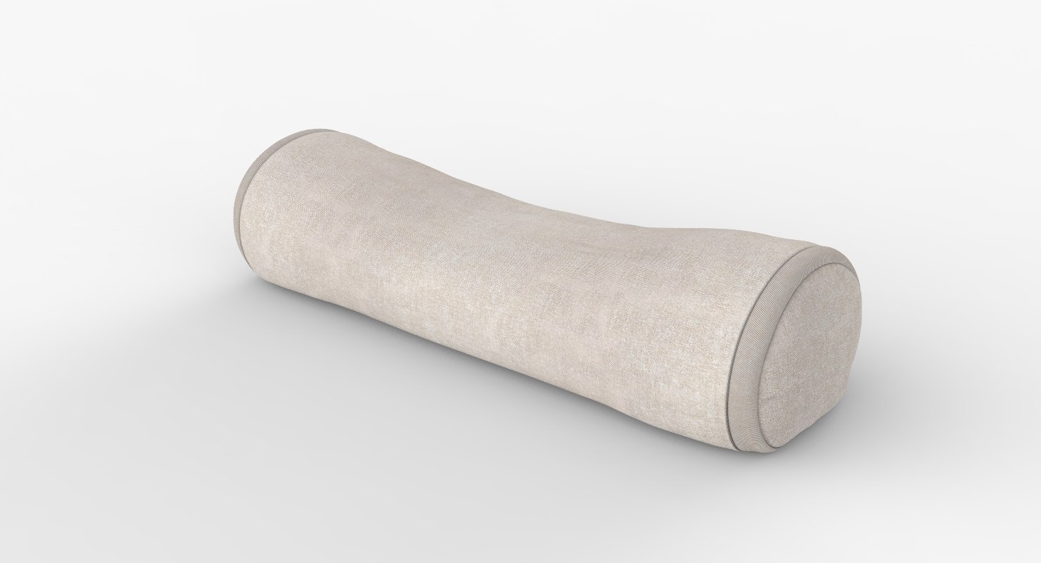 Bolster throw pillow 3D model TurboSquid 1282681