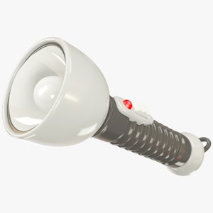 3D flashlight flash light model