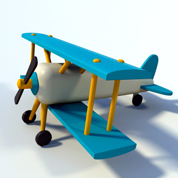 blue airplane toy