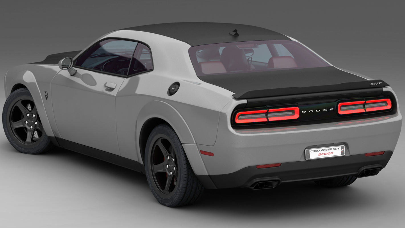 Dodge challenger srt demon 3D model - TurboSquid 1282912