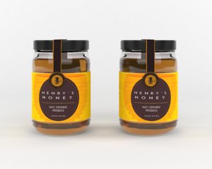 3D honey jar