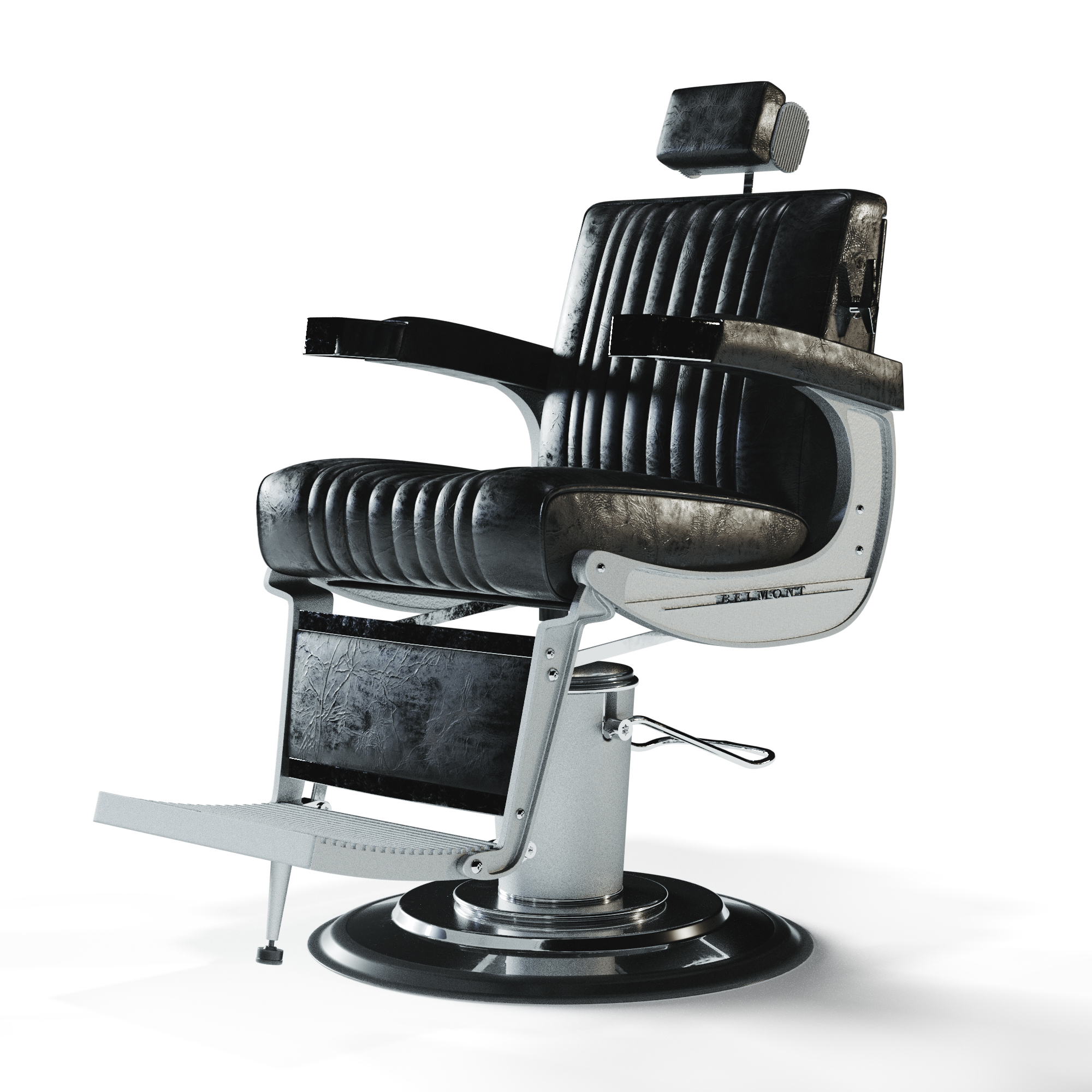 3d Barbershop Armchair Turbosquid 1282970