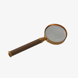 magnifying glass 3D
