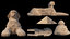 great sphinx pyramid 3D model