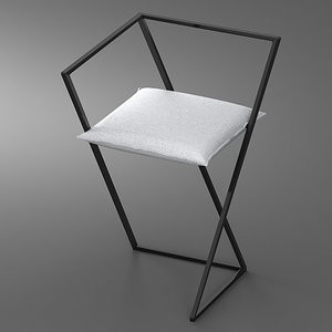 z chair unity low-poly 3D model