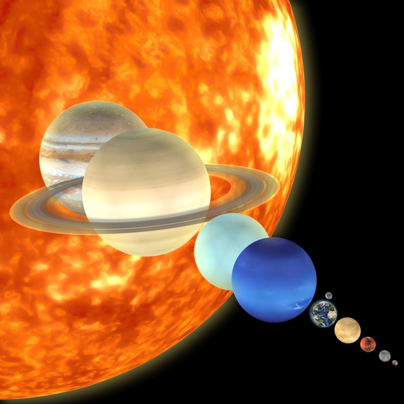 Planets solar earth 3D model - TurboSquid 1283347
