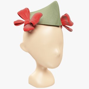 pioneer cap bows 3D model