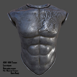 armor metalic 3D model