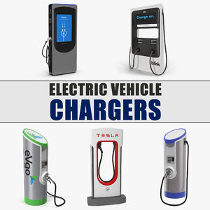 3D electric vehicle chargers 2 model