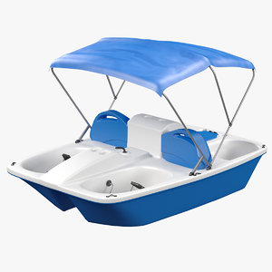 pedal boat rental 3D model