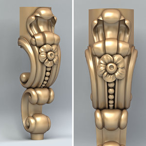 furniture leg 3D model
