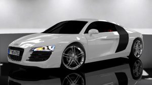 3D audi r8 model