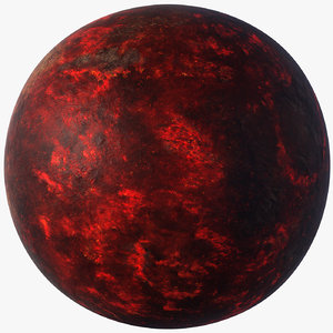 3D lava planet 55 cancri model