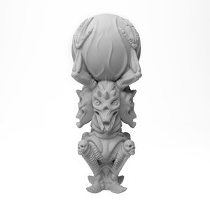 3D figurine necronomicon