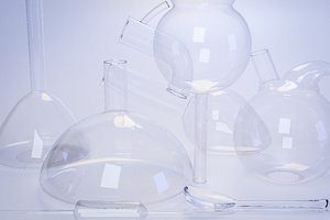 3D model laboratory glassware set spoon