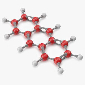 3D anthracene molecular