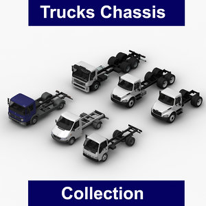 trucks chassis freightliner isuzu 3D