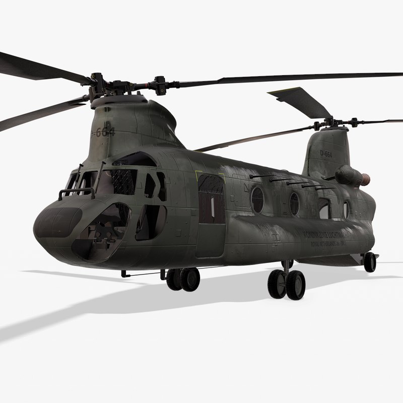 3D helicopter chinook ch-47 model - TurboSquid 1284297