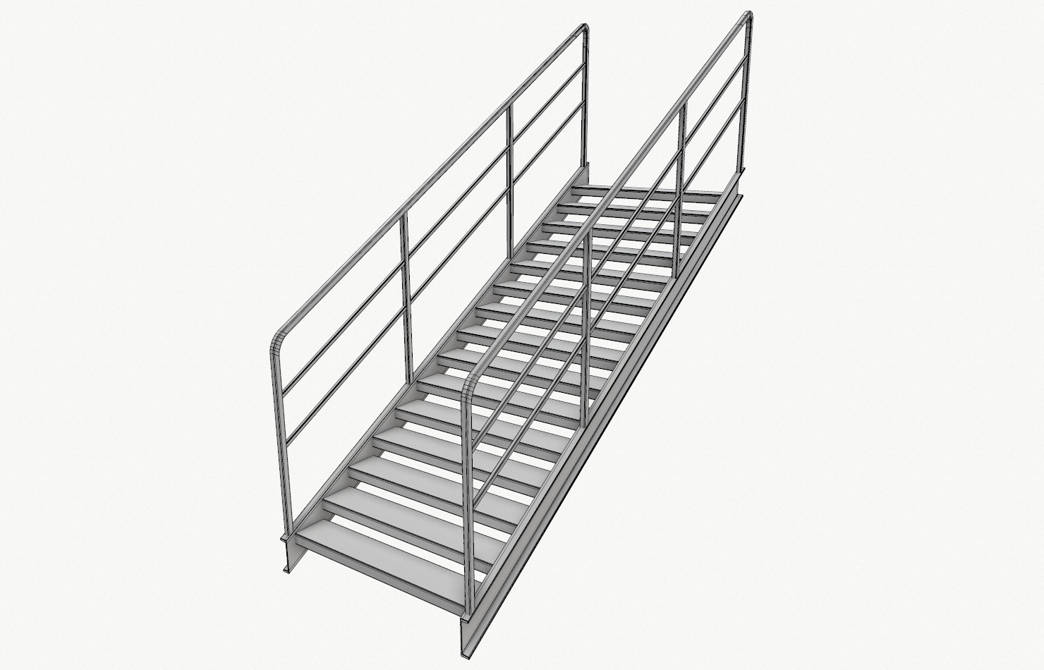 工业楼梯63d模型