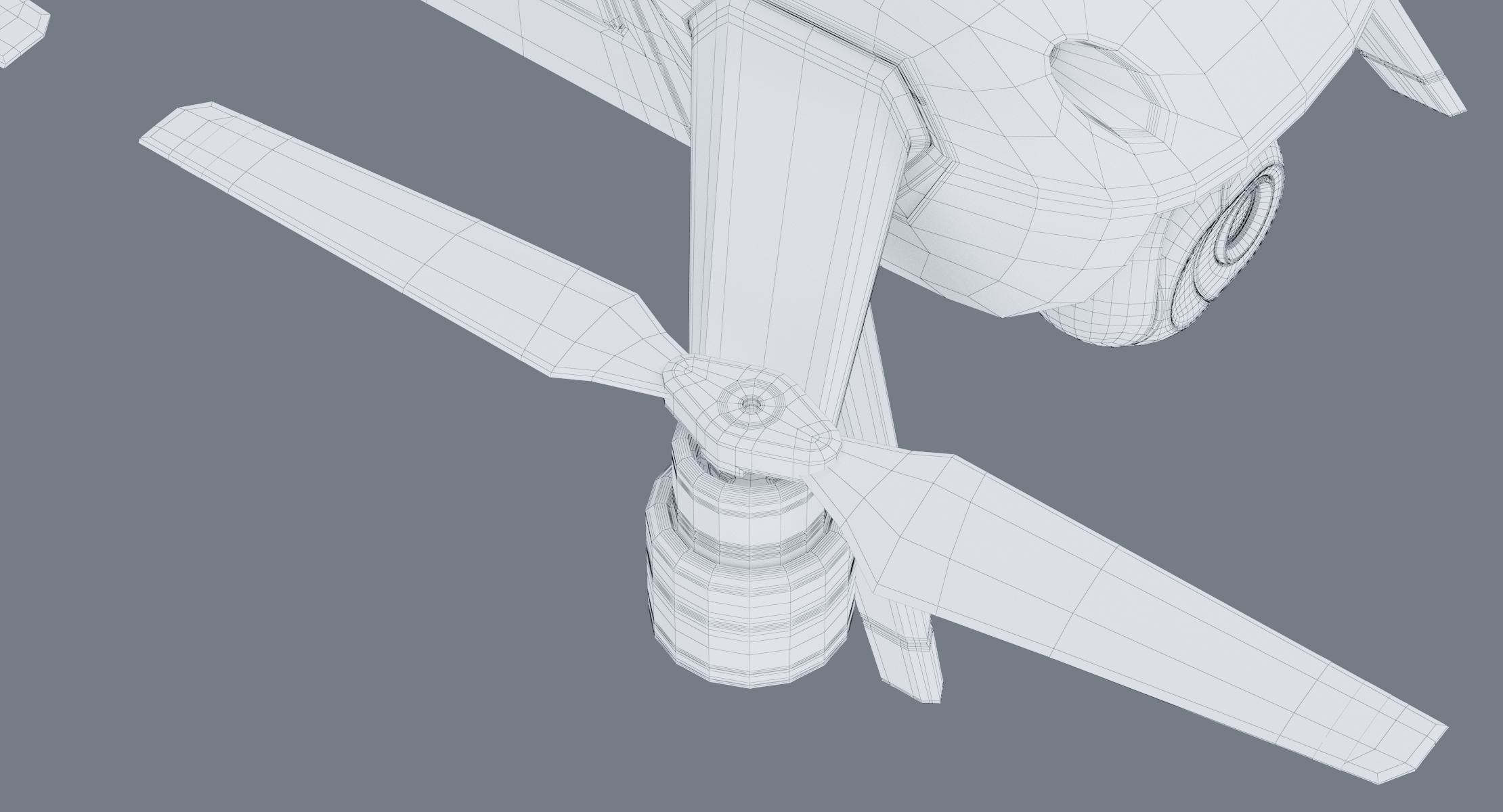 Generic drone aircraft propeller 3D model TurboSquid 1284432