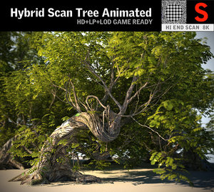 tree scanned ready model