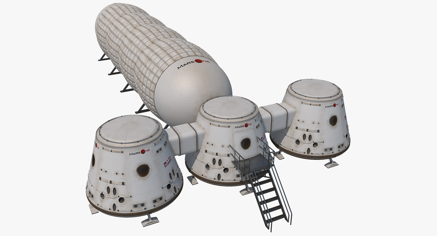 Mars colony module model - TurboSquid 1284679