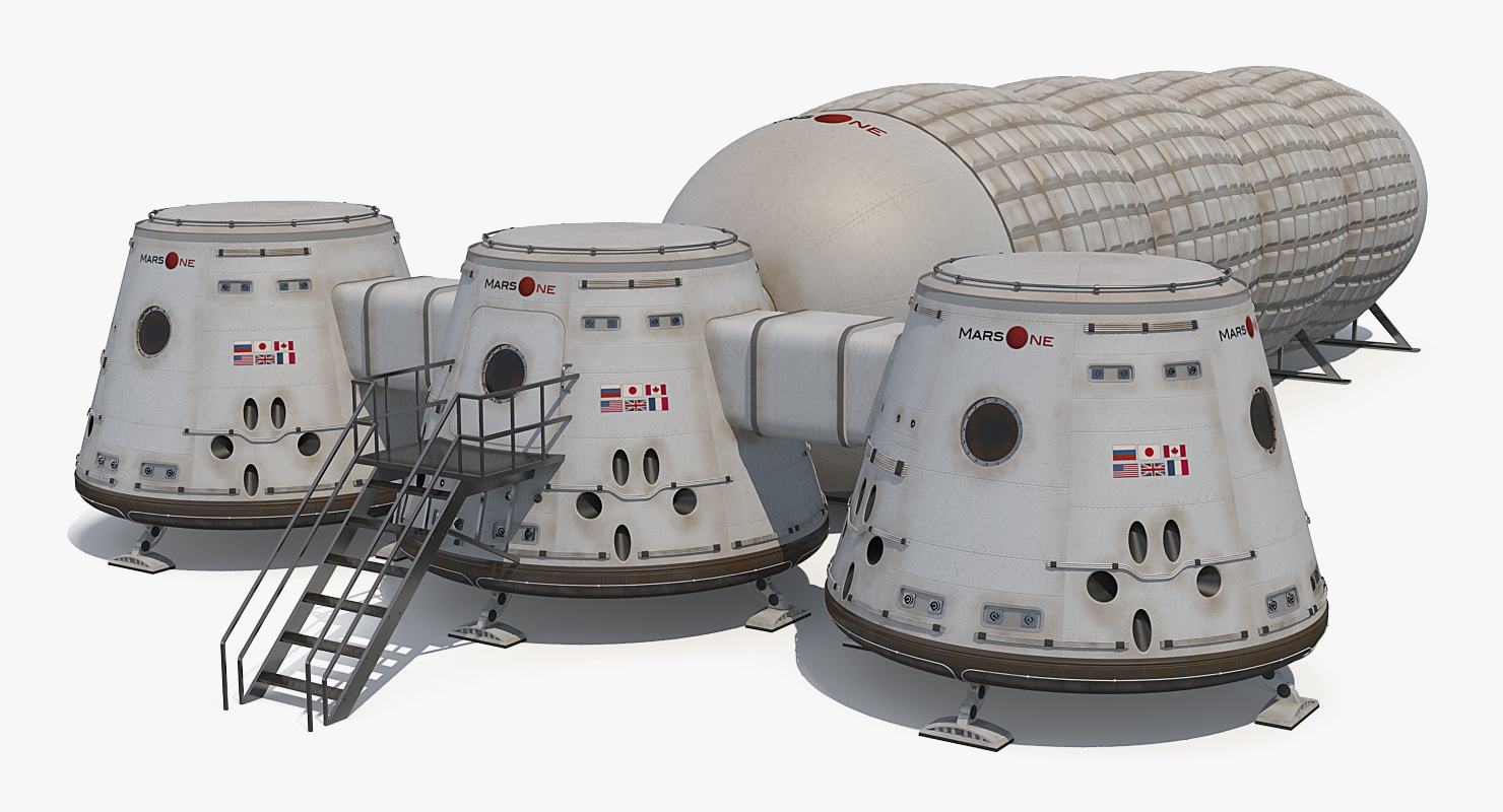 Mars colony module model - TurboSquid 1284679