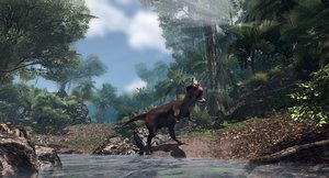 3D model dilophosaurus animations