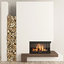 3D firewood fireplace