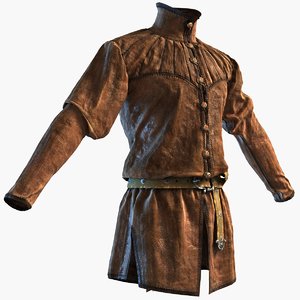 3D medieval doublet jacket