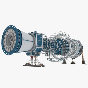 3D engine turbine unreal
