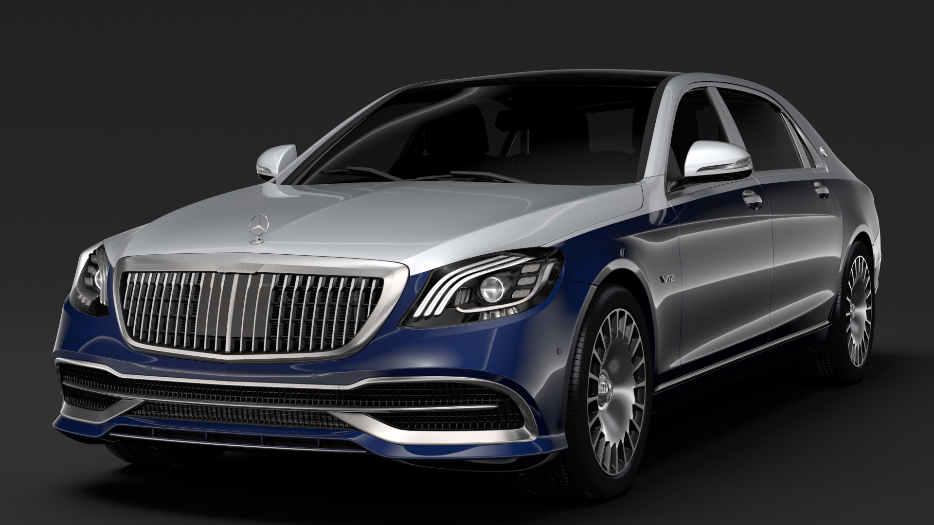 3D mercedes maybach s 650 model - TurboSquid 1284985