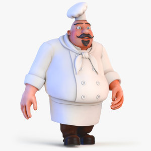 film animation cooking 3D model
