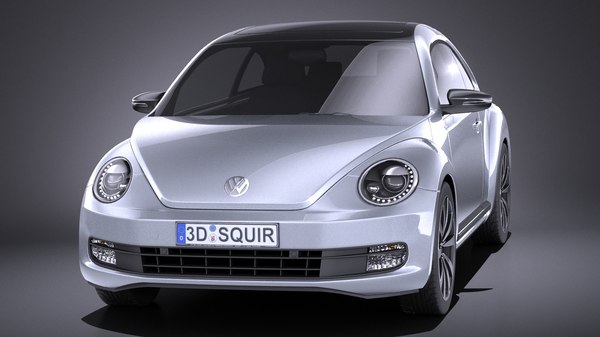 Volkswagen beetle 2012 model - TurboSquid 1285215