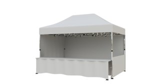 tent 4 5x3 m 3D model