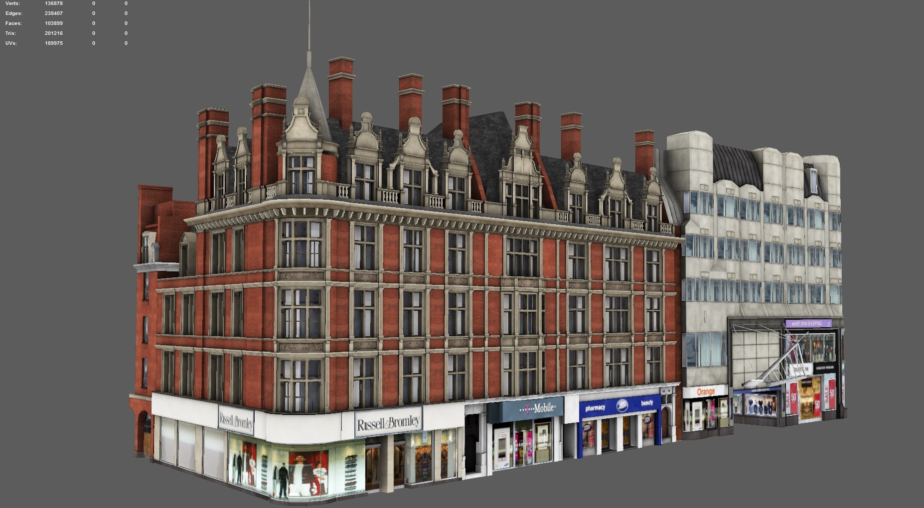 Buildings london 3D model TurboSquid 1285353