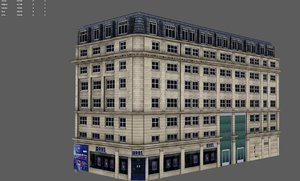 3D buildings london model