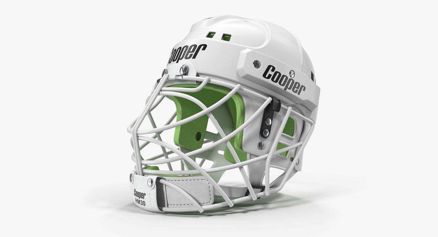 Hockey helmet face mask 3D model TurboSquid 1285568