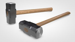 3D sledgehammer sledge hammer