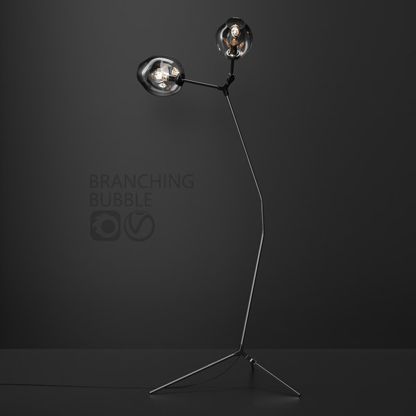 Branching Floor Lamp Lindsey 3d Model Turbosquid 1285648 Branching Floor Lamp Lindsey 3d Model, Chandelier Floor Lamp Dunelm