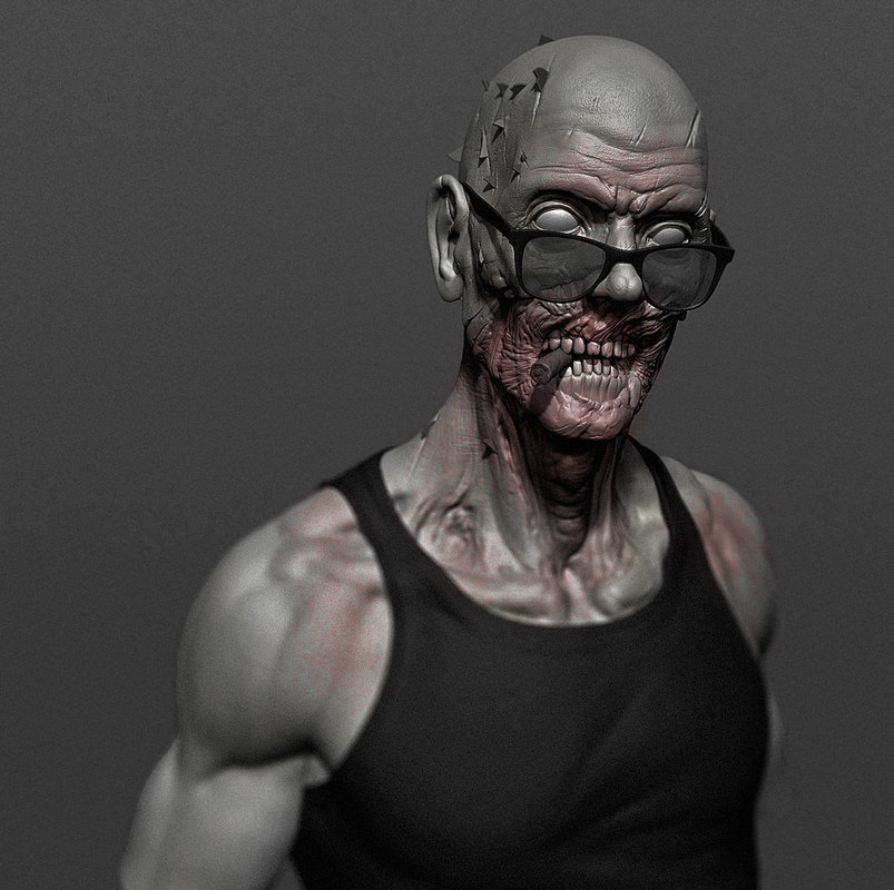 Zombie cool 3D model TurboSquid 1285841