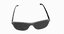 black sunglasses 3D model