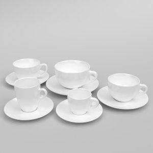 blender set verona coffee cup 3D model